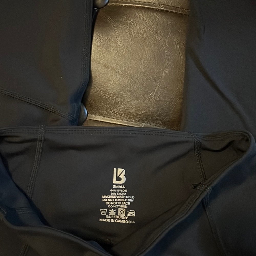 Buff bunny jacquard leggings Small black